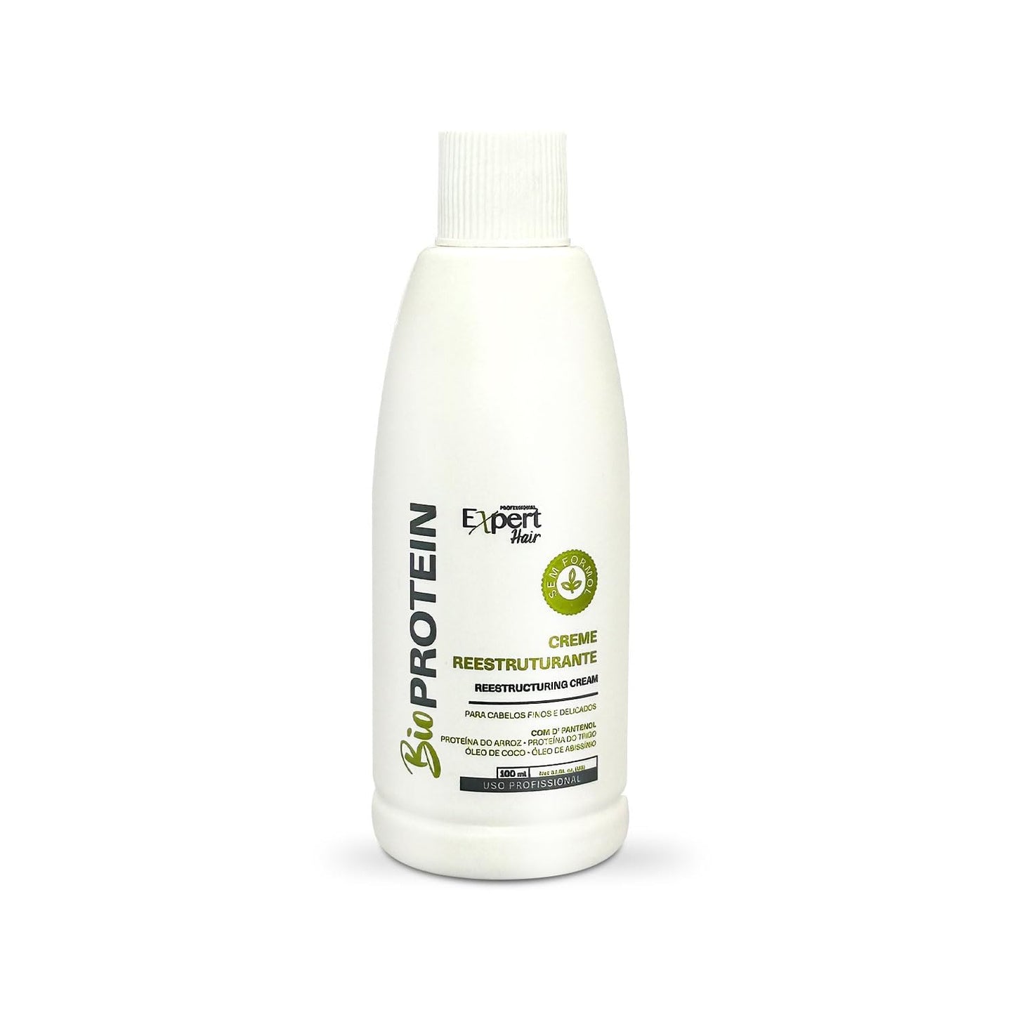 Bio Protein Organic Brazilian Keratin Treatment - Formaldehyde-Free Hair Straightening, Keratina Brasileña, 100ml/3.38oz