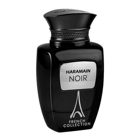 Al Haramain Noir French Collection for Unisex - Arabian Perfume for Women & Men - Long Lasting Fragrance with Bergamot, Lavender, Jasmine, Amber - Arabic Cologne - Eau De Parfum - 3.33 oz EDP Spray