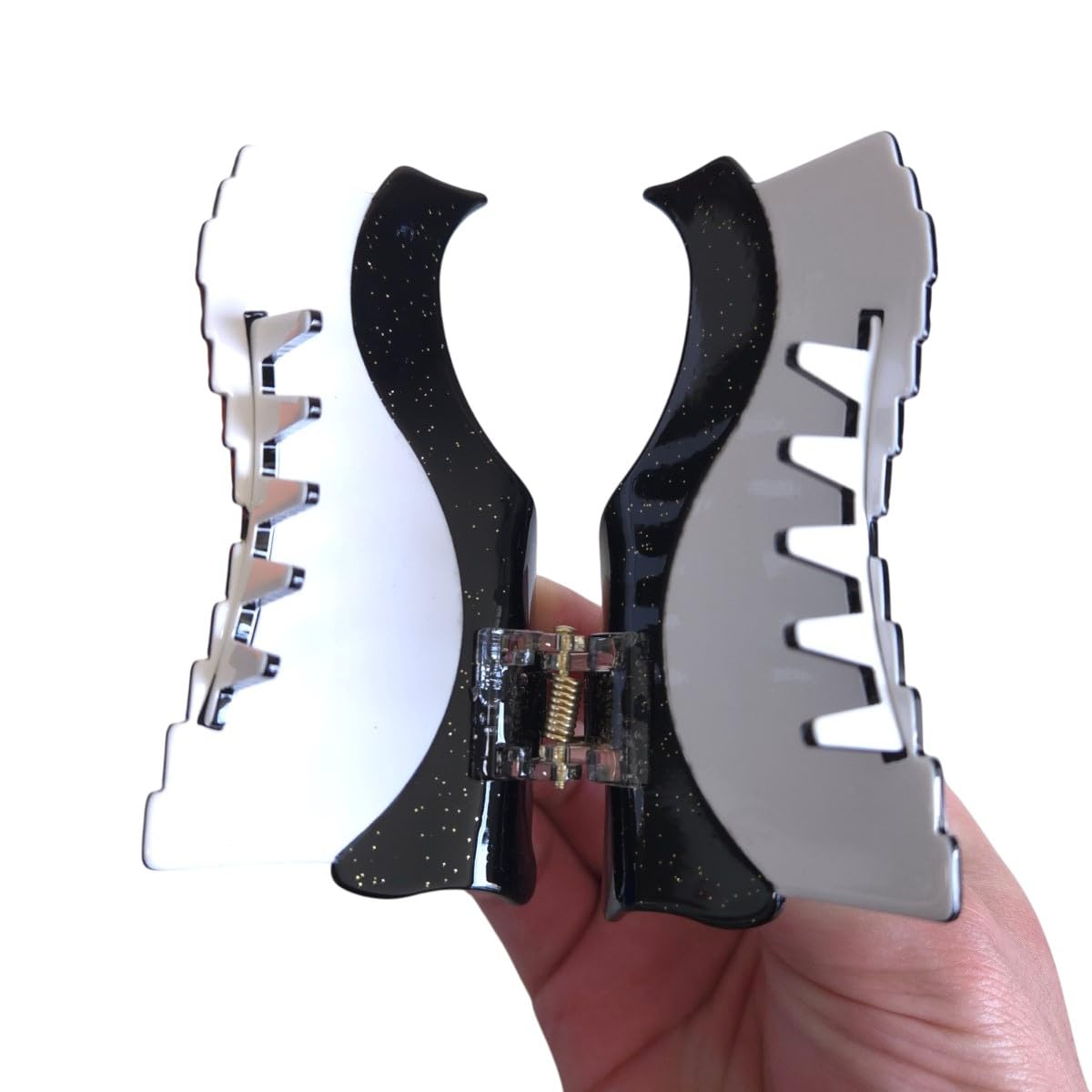 Novelty Piano Instrument Hair Clip,Acetate Claw Clips,Funny Hair Clips for Women