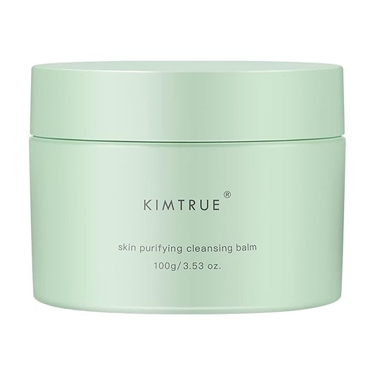 Kimtrue Makeup Cleansing Balm, Skin Purifying Makeup Remover Balm for Oily Skin, Gentle Facial Cleanser, Hydrate & Moisturize, 100g/3.53oz