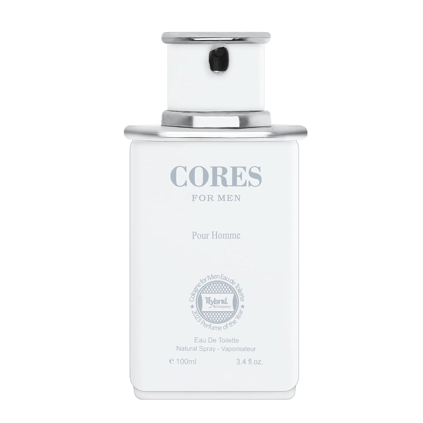 Hybrid & Company Cores For Men Timeless Subtle delicate Scent Perfume Mens Fragrance,3.4 Fl Oz