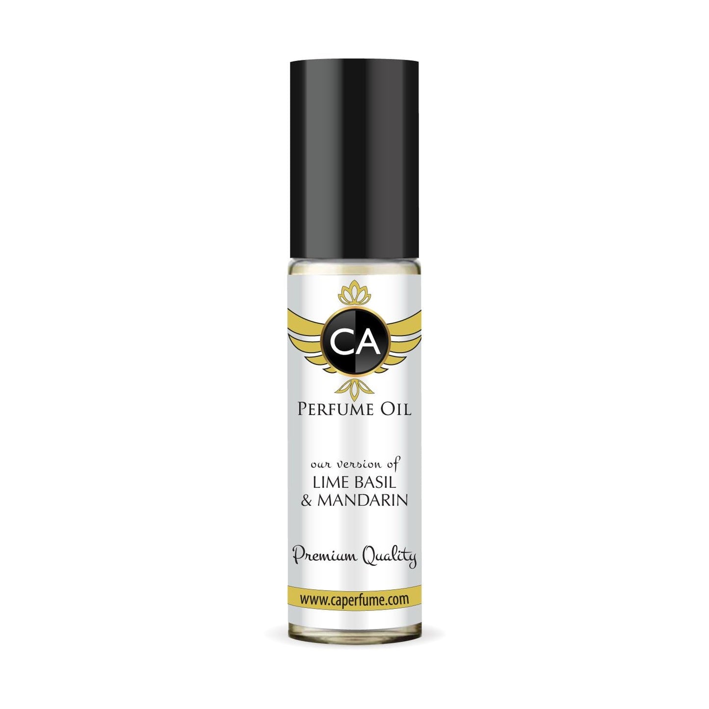 CA Perfume Impression of Lime Basil & Mandarin Unisex Fragrance Oil Citrus Aromatic Scent Long Lasting Perfumes for Women & Men Travel Size TSA Ready Mini Parfum Body Oil Roll-on 0.33 Fl Oz 10ml