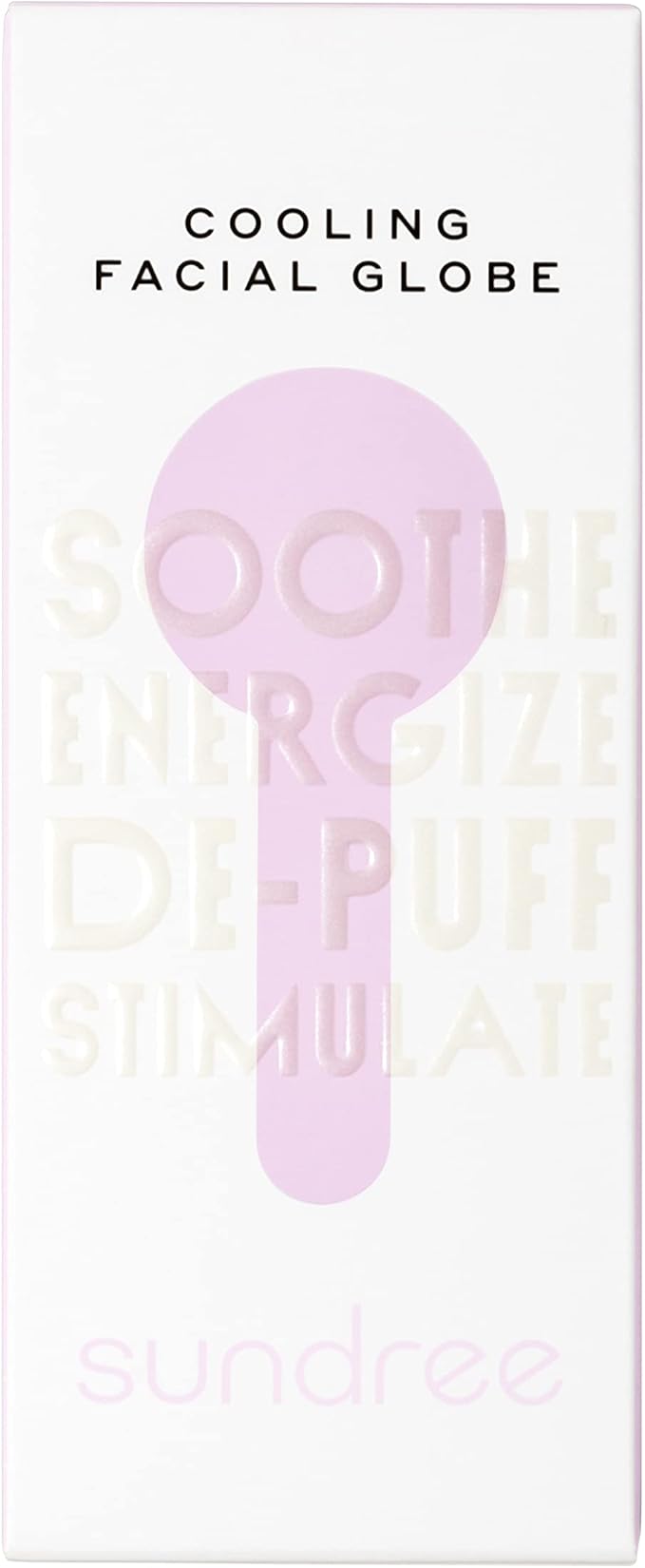 sundree Cooling Facial Globe | Freezer Safe Facial Massaging Ice Globe, Hand-Blown Glass