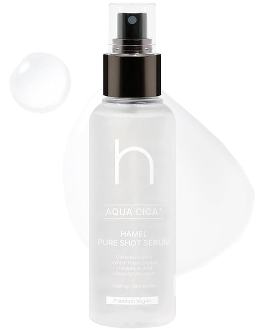 [HAMEL] Pure Shot Booster Calming Mist Serum︱3.38 fl. oz. / 100ml︱Improvement of Skin Barrier and Moisture Density, Skin Soothing, Virginia Witch Hazel Extraxt︱Vegan, Cruelty Free, Clean Beauty