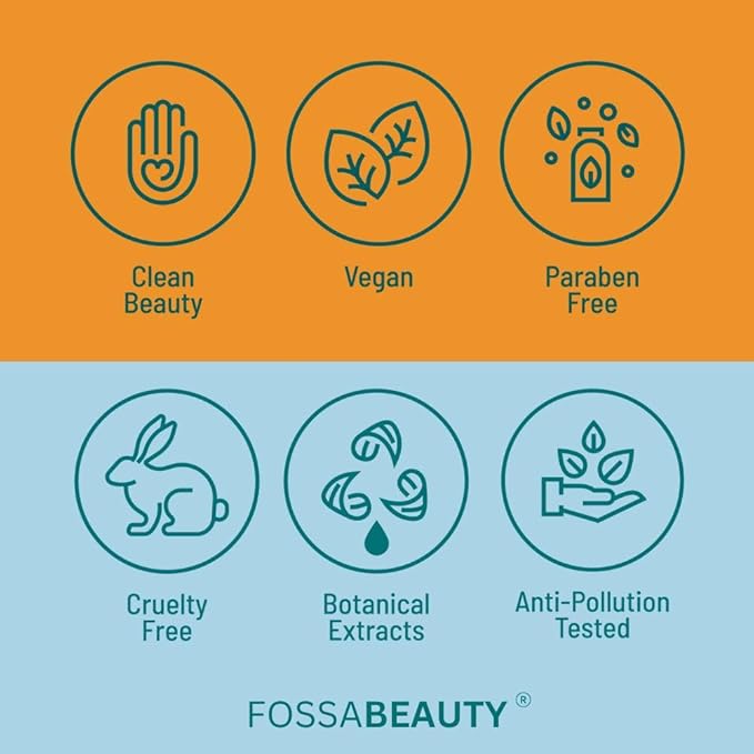 Fossa BEAUTY Moisturizing Argan Oil 7-in-1 Hair Mask | Hair Growth Serum, Shampoo, Conditioner, Detangler, Shine Enhancer & Frizz Reducer | All Hair Types, Colour Safe | 237ml, 8 fl. oz.