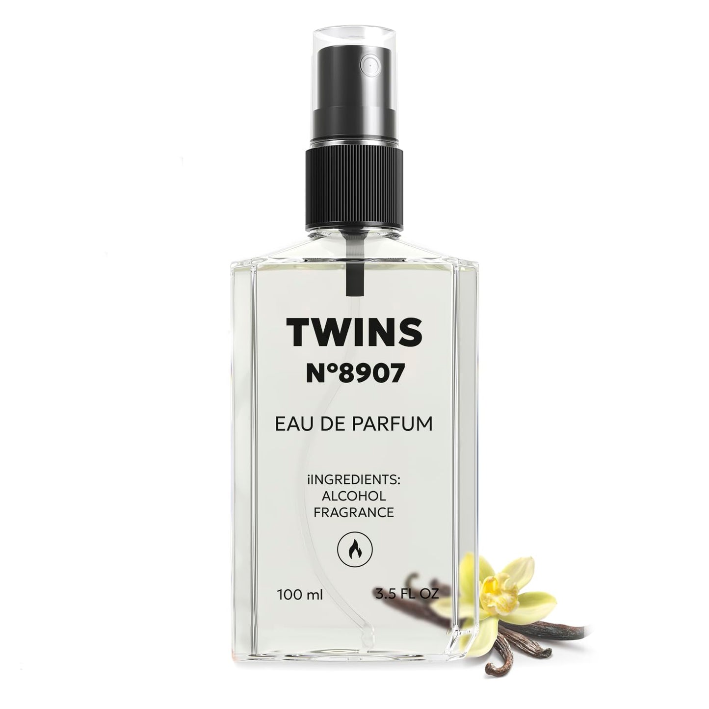 TWINS No.8907 | Unisex Perfume for Women and Men Eau de Parfum | 3.4 Fl Oz / 100 ml