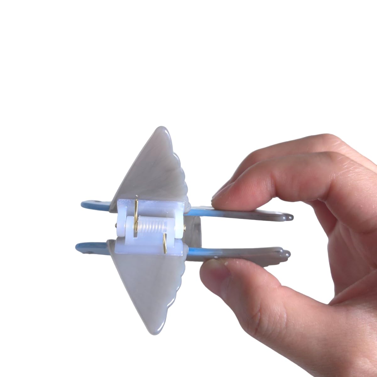 Cute Grey Hummingbird Hair Clip,Acetate Hair Clip,Big Claw Clip for Women,Funny Hair Claw Clip