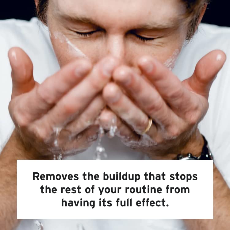 Supply Mens Face Scrub - Plan-based Mens Exfoliating Face Scrub with Biodegradable Beads, Aloe, Tea Tree & Mint - Natural Cleanser Removes Dead Skin, Oil & Impurities - Refreshing Skincare for Men