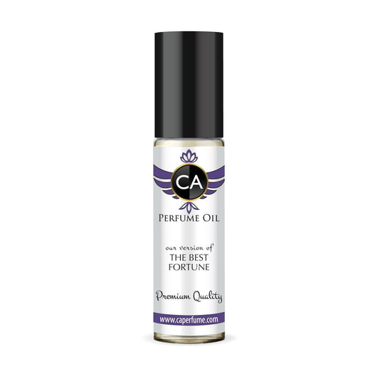 CA Perfume Impression of The Best Fortune for Women Fragrance Oil Amber Floral Scent Long Lasting Perfumes for Women Travel Size TSA Ready Mini Parfum Body Oil Roll-on 0.33 Fl Oz 10ml