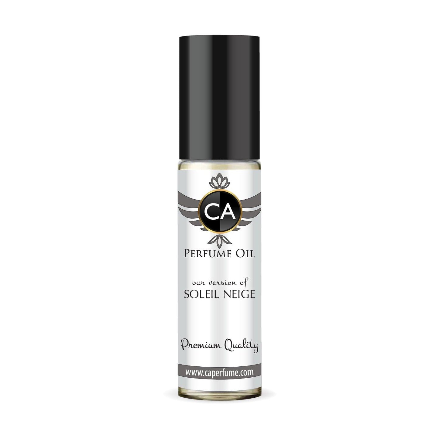 CA Perfume Impression of Soleil Neige Unisex Fragrance Oil Amber Floral Scent Long Lasting Perfumes for Women & Men Travel Size TSA Ready Mini Parfum Body Oil Roll-on 0.33 Fl Oz 10ml
