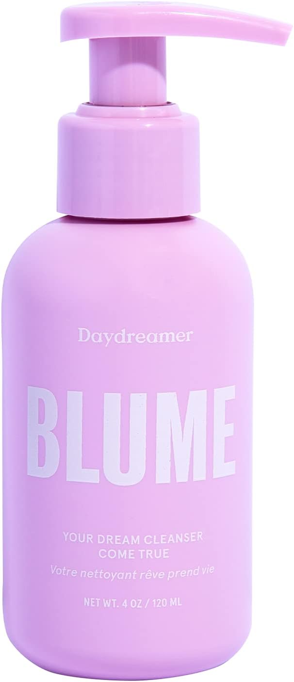 Blume Daydreamer Hydrating Face Wash for Women & Men - Gentle Facial Cleanser Enriched with Chamomile & Lavender to Soothe Skin - Non-Stripping Cream Face Cleanser for Sensitive Skin (4 oz)