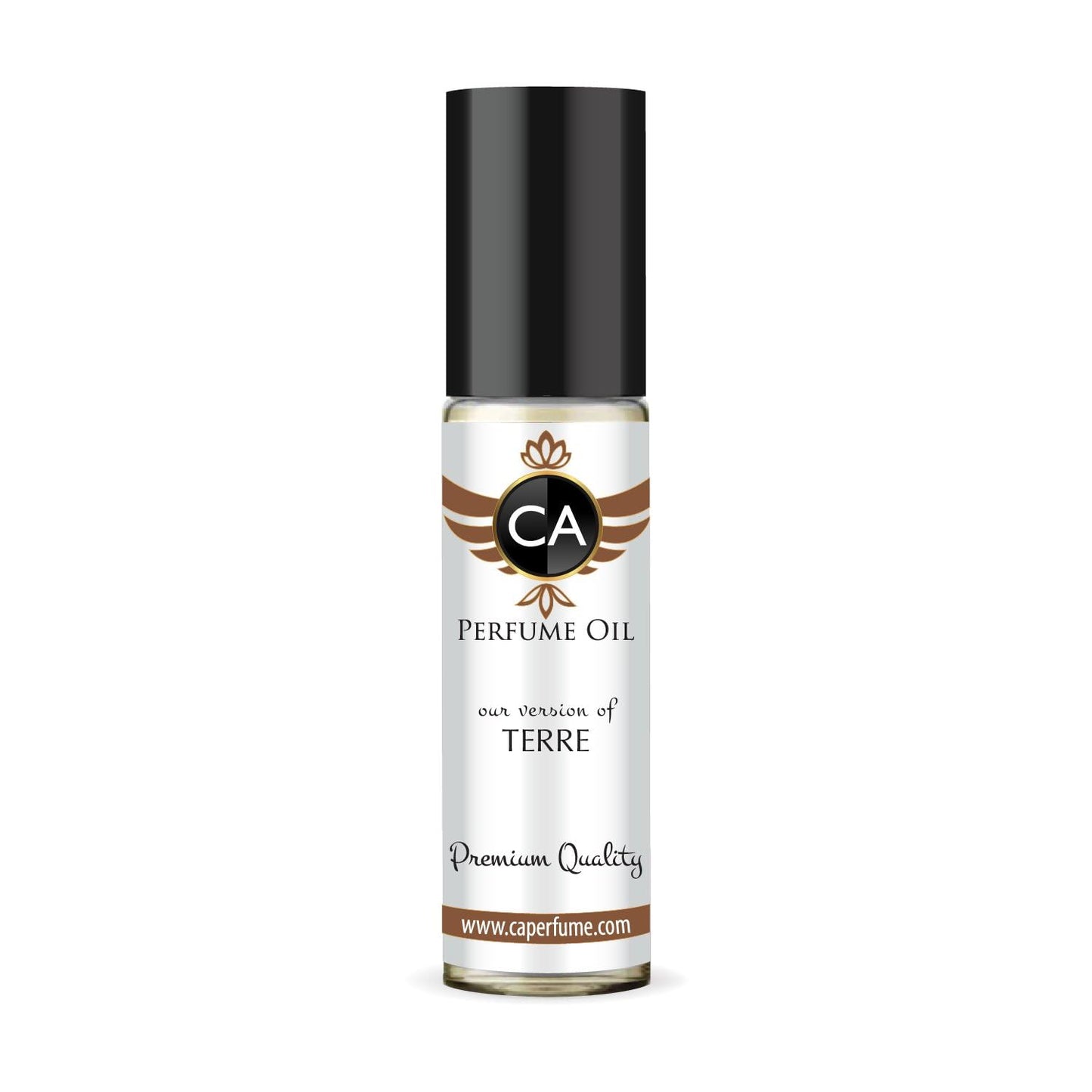CA Perfume Impression of Terre for Men Fragrance Oil Woody Spicy Scent Long Lasting Cologne for Men Travel Size TSA Ready Mini Parfum Body Oil Roll-on 0.33 Fl Oz 10ml