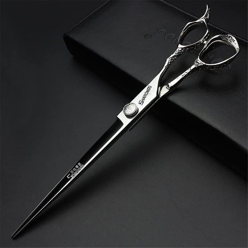 6/7/8 inch Cutting Thinning Styling Tool Rainbow Hair Scissors Professional Hairdresser Hairdresser Scissors Set (8 inch flat)