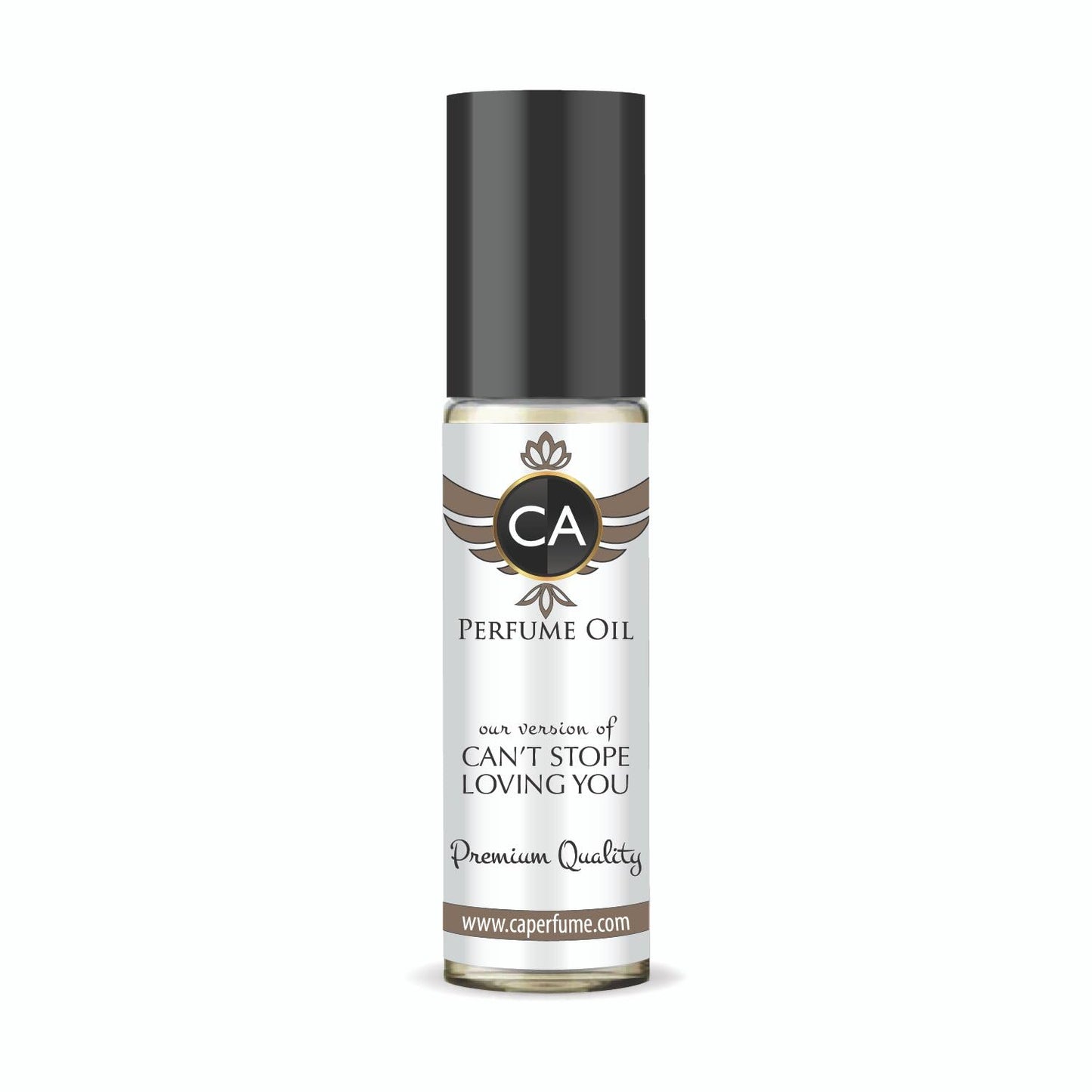 CA Perfume Impression of Can't Stope Loving You for Women Fragrance Oil Amber Vanilla Scent Long Lasting Perfumes for Women Travel Size TSA Ready Mini Parfum Body Oil Roll-on 0.33 Fl Oz 10ml