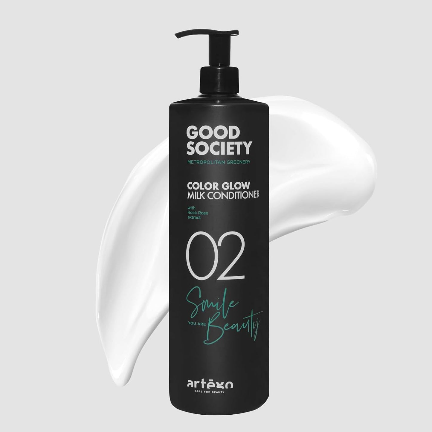 Artègo Good Society Color Glow Milk Conditioner (33.8 fl oz) – Lightweight Detangling Conditioner for Color-Treated Hair