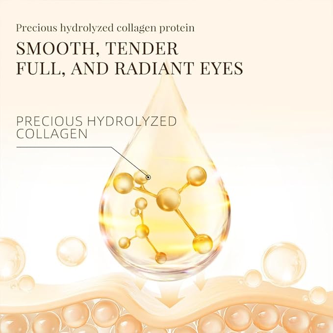 24k Gold Under Eye Patches - 60 Pcs Gold Eye Mask Anti-Aging, Under Eye Mask for Removing Dark Circles, Puffiness, Wrinkles.