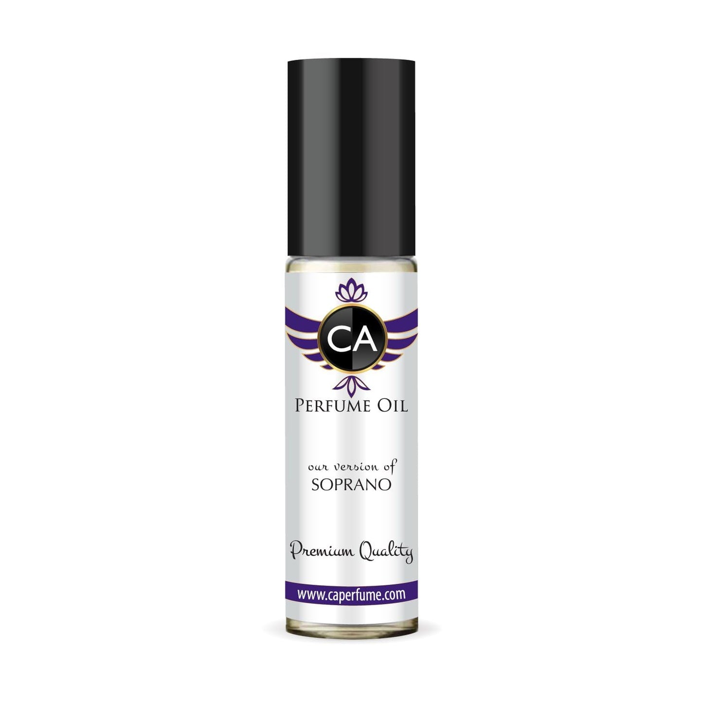 CA Perfume Impression of Soprano Unisex Fragrance Oil Amber Floral Scent Long Lasting Perfumes for Women & Men Travel Size TSA Ready Mini Parfum Body Oil Roll-on 0.33 Fl Oz 10ml
