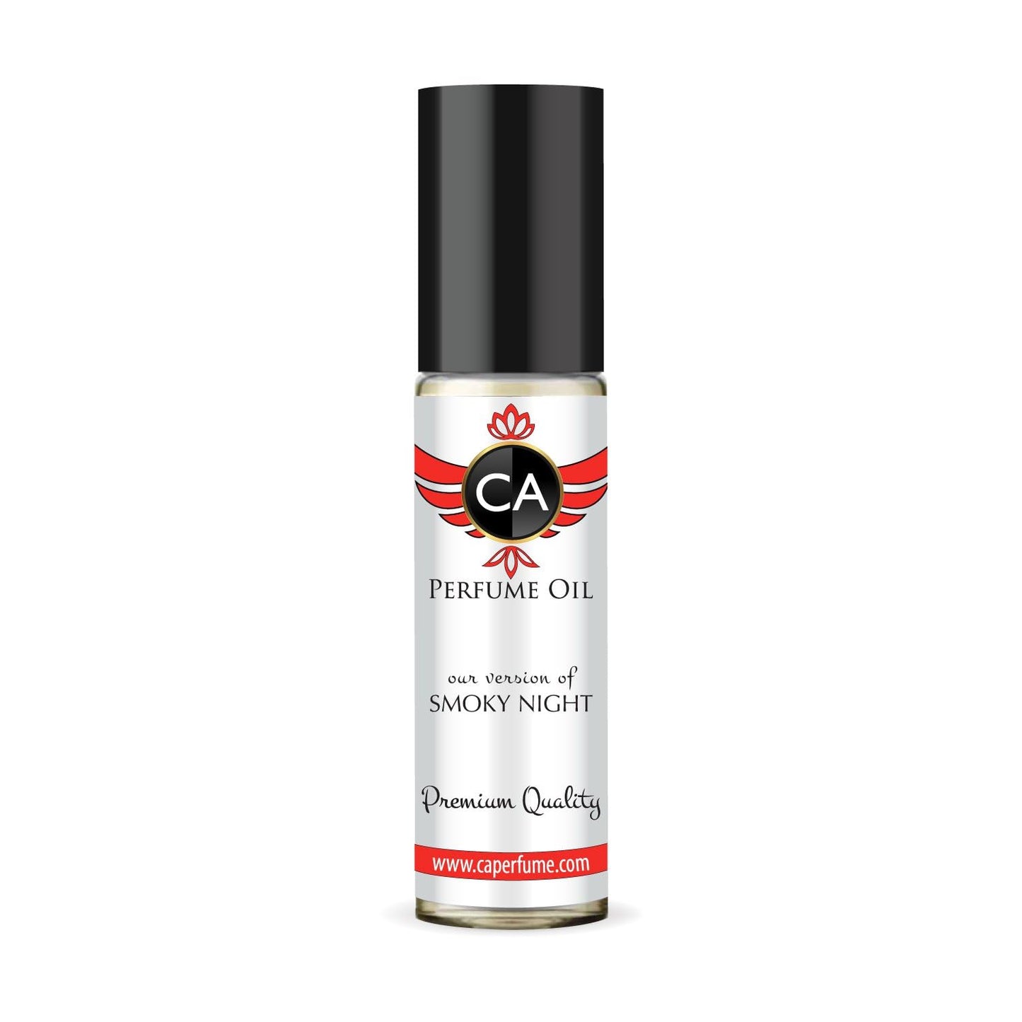 CA Perfume Originals Smoky Night Unisex Fragrance Oil Amber Woody Scent Long Lasting Perfumes for Women & Men Travel Size TSA Ready Mini Parfum Body Oil Roll-on 0.33 Fl Oz 10ml