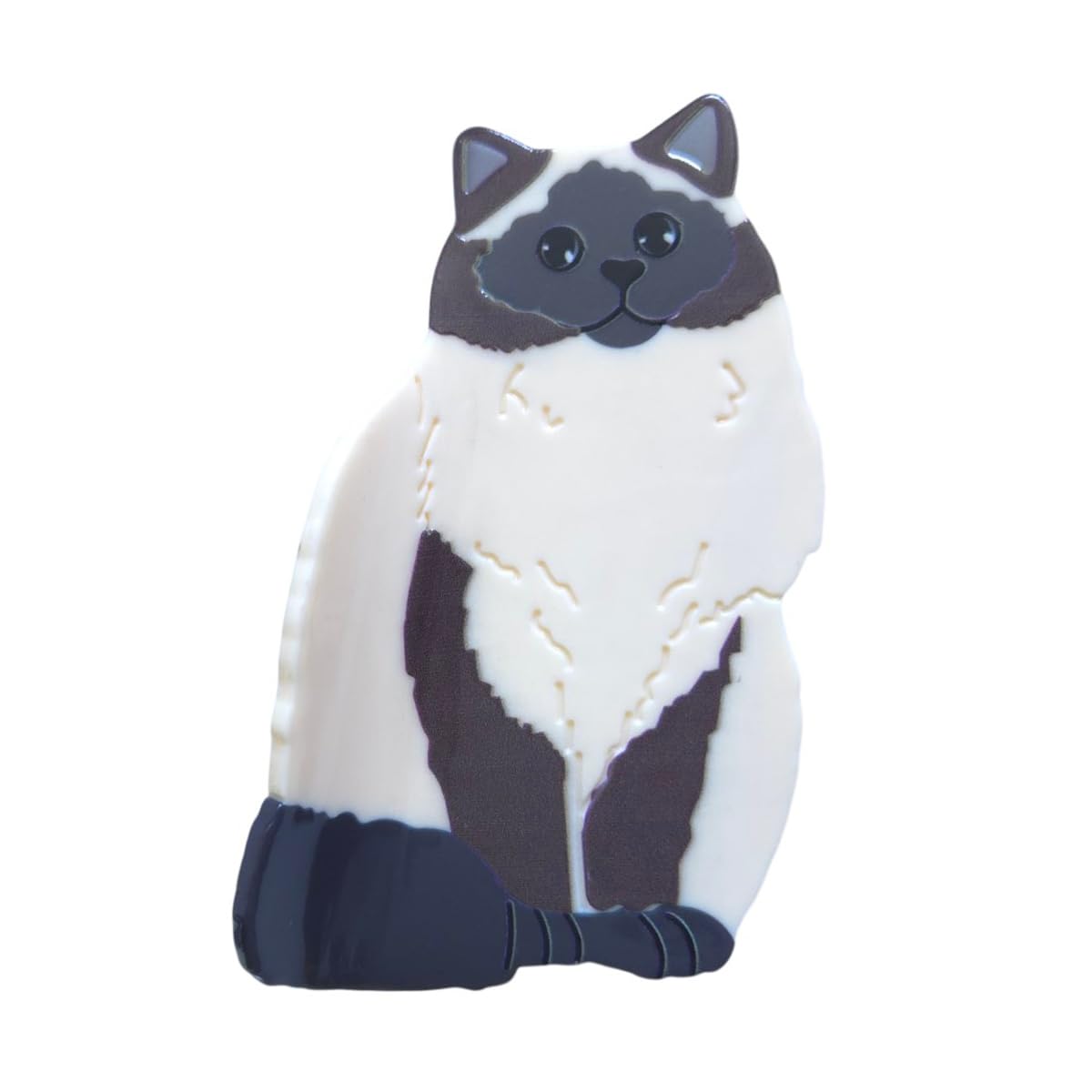 Funny Javanese Cat Hair Clips,Novelty Acetate Hair Clip,Cute Cat Claw Clips for Women