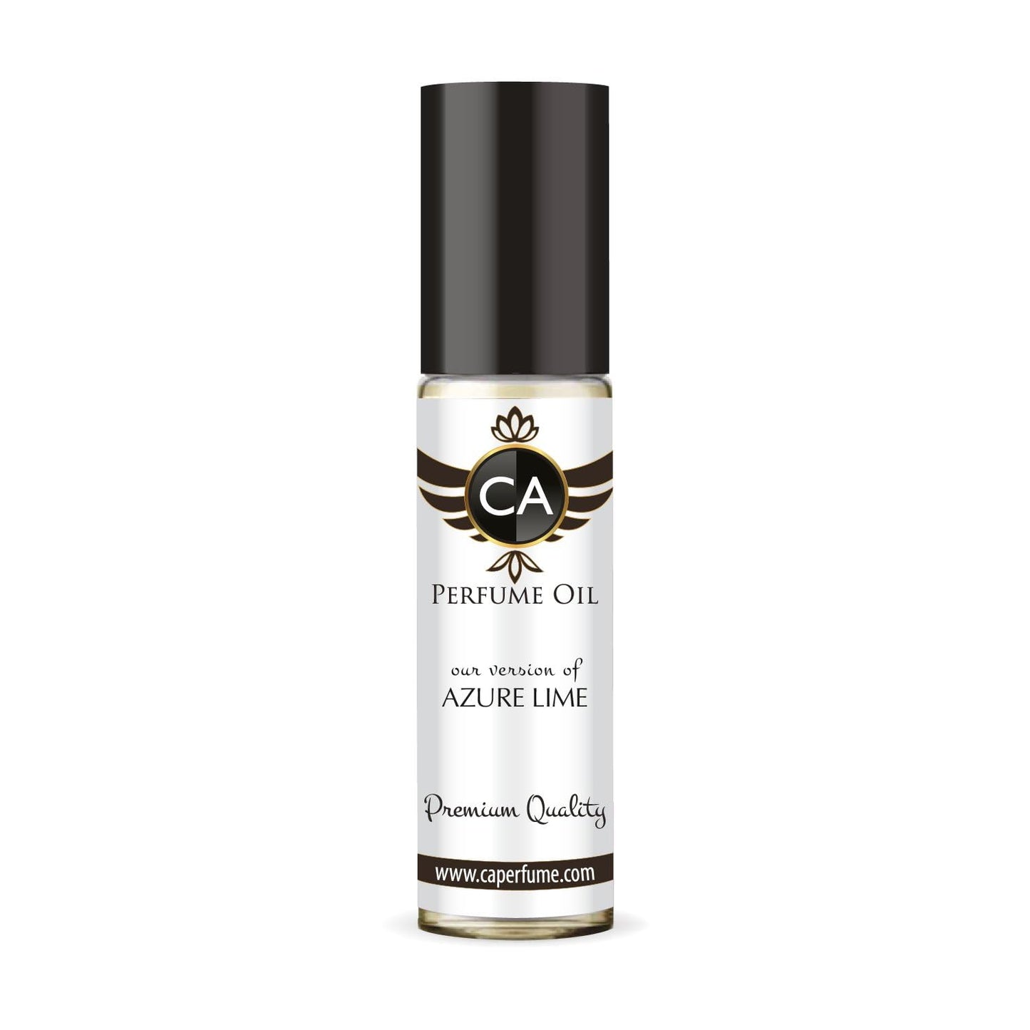 CA Perfume Impression of Azure Lime Unisex Fragrance Oil Floral Woody Musk Scent Long Lasting Perfumes for Women & Men Travel Size TSA Ready Mini Parfum Body Oil Roll-on 0.33 Fl Oz 10ml