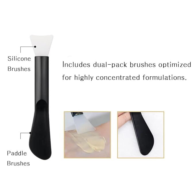 RiRe Premium Lifting Peel off Mask Cream Pack 50g(1.69 oz.) with Brush, AVA Vegan Collagen 71%, Moisture and Nutrition, Golden Cream Pack, All Skin Type