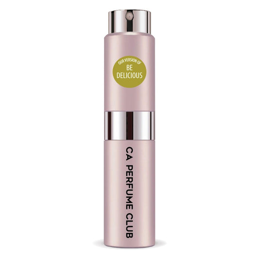 CA Perfume Impression of Be Delicious for Women Floral Fruity Scent Long Lasting Perfumes for Women Eau De Parfum Travel Size Refillable Atomizer Spray 0.27 Fl Oz 8ml