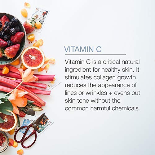 Pure Body Naturals Vitamin C Serum Dark Spot Corrector for Face, with Hyaluronic Acid and Vitamin E - Brightening Dark Spot Corrector Serum, 1 fl oz