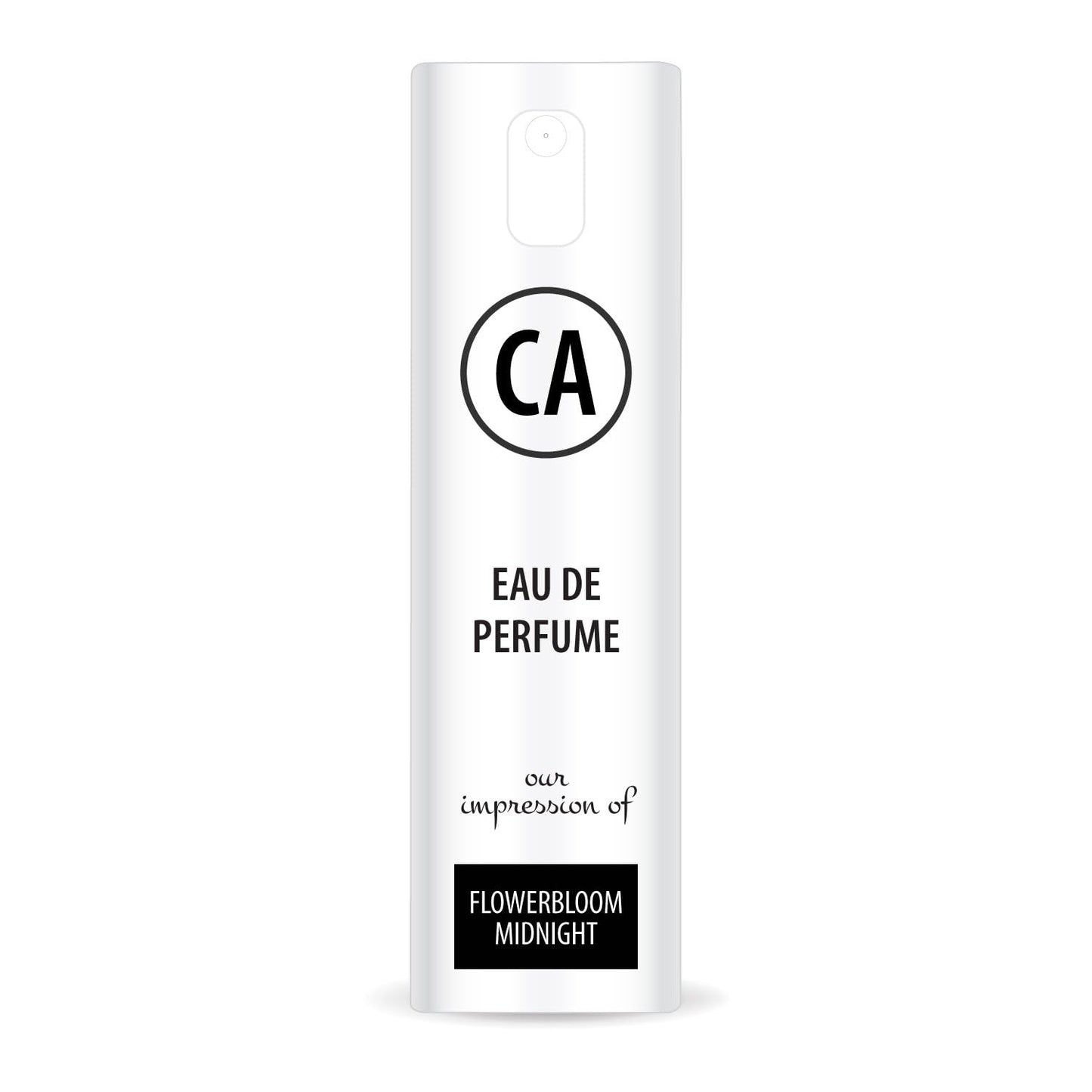 CA Perfume Impression of Flowerbloom Midnight for Women Eau De Parfum Floral Scent Long Lasting Perfumes for Women Travel Size TSA Ready for Day and Night Wear 0.33 Fl Oz 10ml