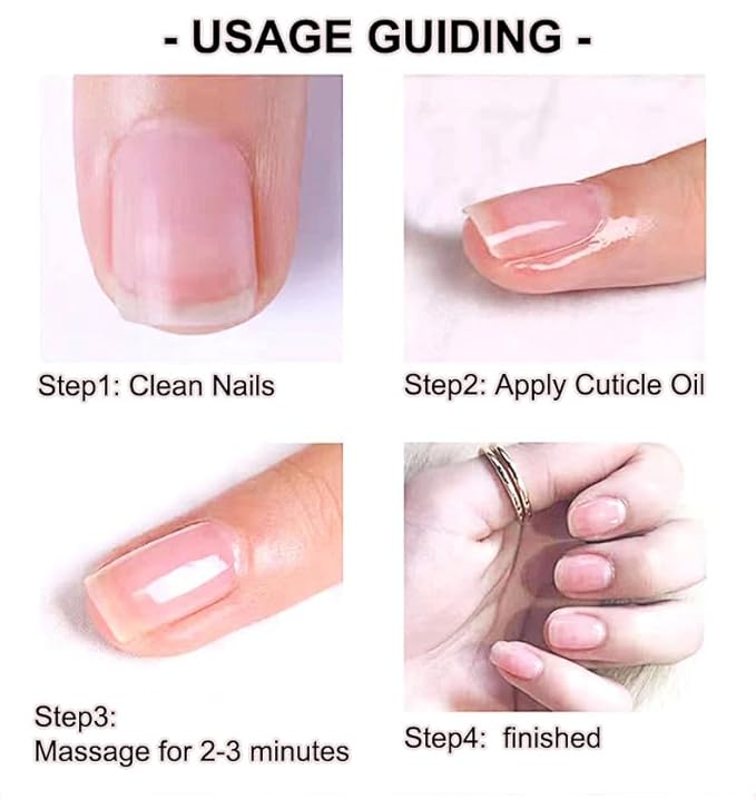 Flowery Scented Cuticle Oil, Infused with Real Flowers, Cuticle Revitalize Oil, Nail Oils For Growth And Strength, Cuticle Remover - Nail Strengthener - Cuticle Softener (0.92 fl.oz, ROSE)