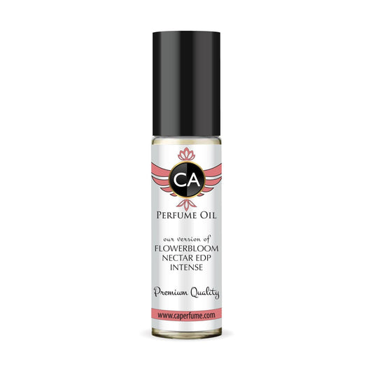 CA Perfume Impression of Flowerbloom Nectar Edp Intense for Women Fragrance Oil Amber Floral Scent Long Lasting Perfumes for Women Travel Size TSA Ready Mini Parfum Body Oil Roll-on 0.33 Fl Oz 10ml