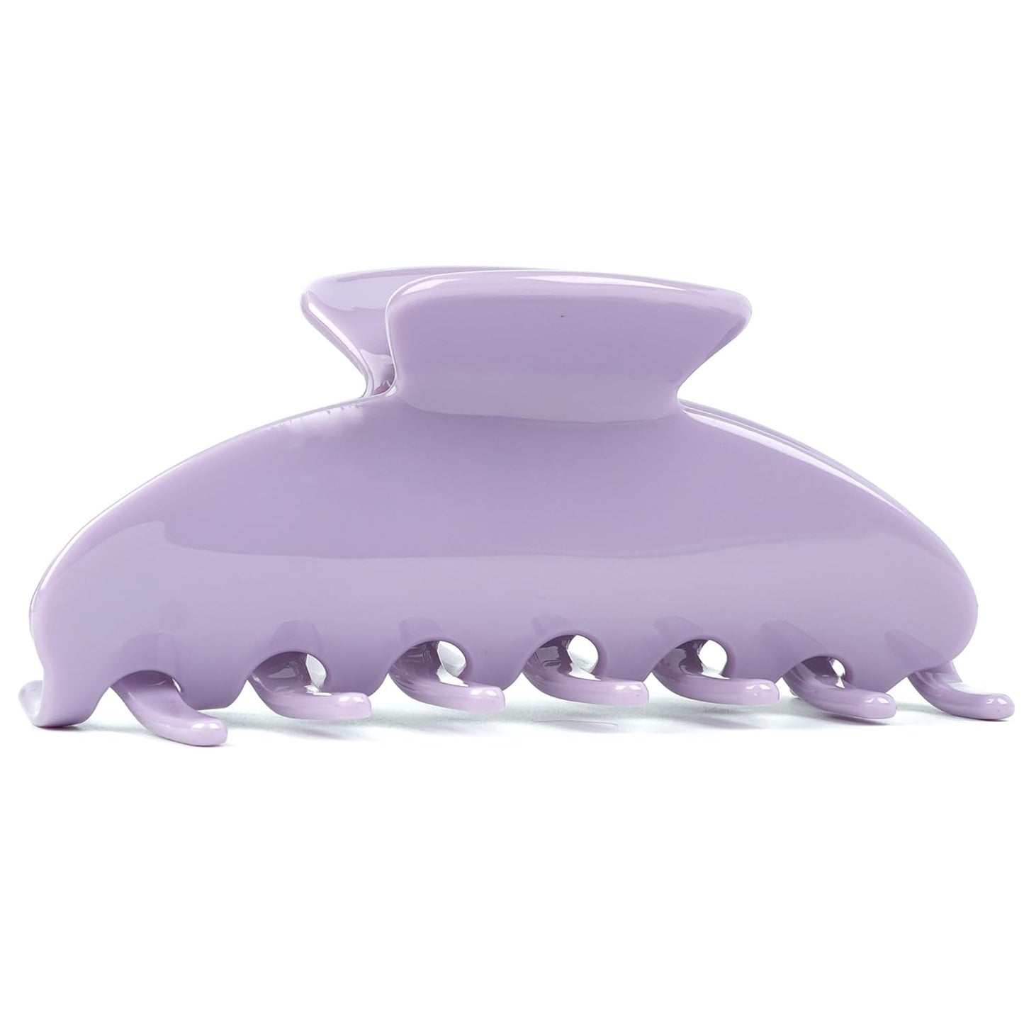 MAORULU Premium Durable Acetate Hair Claw Clips for Women Girls, 4 Inch Large Cute Jaw Clip for Thick or Thin Hair, Vintage Y2K Hair Clamps (Pastel Purple)