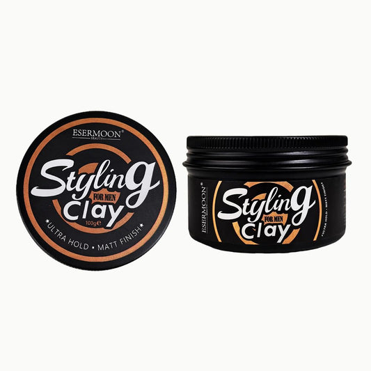 Ultra Hold Hair Clay for Men - Matte Hair Styling Clay for Men, Touchable Texture, Light Scent, No White Residue, Easy Wash, 3.53oz