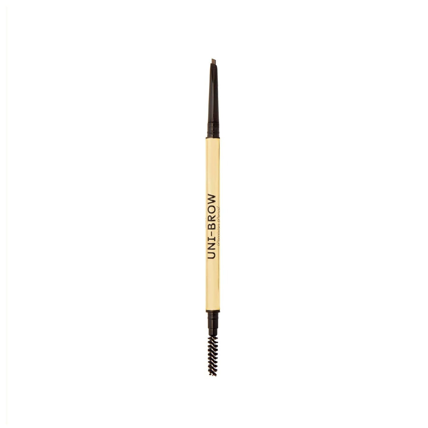 Winky Lux Uni-Brow Precision Eyebrow Pencil, Dual-Ended with Spoolie, Waterproof Longwear Brow Pencil with Micro Tip, Universal Shade for Natural Brows (Brown, Blonde, Taupe)
