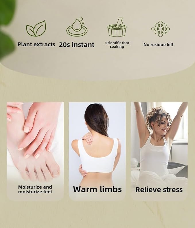 24 Mixed 30g Mugwort, Ginseng, Ginger Foot soak Pills, Essential Oil, Soothing Small Volcano Foot Bath Salt