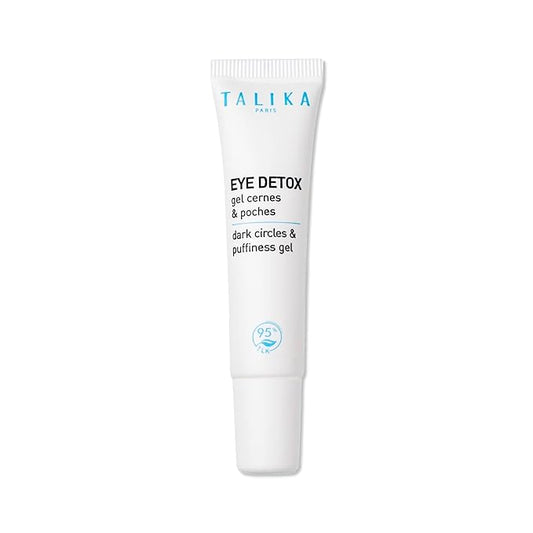 Talika Eye Detox Gel - Dark Circles & Puffiness Gel, Quick-Absorbing Eye Care, New Caffeinated Blend, Depuffing, Brightening, Instantly Awakened Eye Contour, Anti-Dark Circles 0.33 Oz