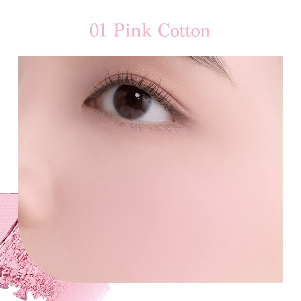 Dasique Blending Mood Cheek #05 Violet Knit l Vegan, Cruelty-Free l 4 Blendable Shades in Lightweight, Long-lasting, Smooth Powder