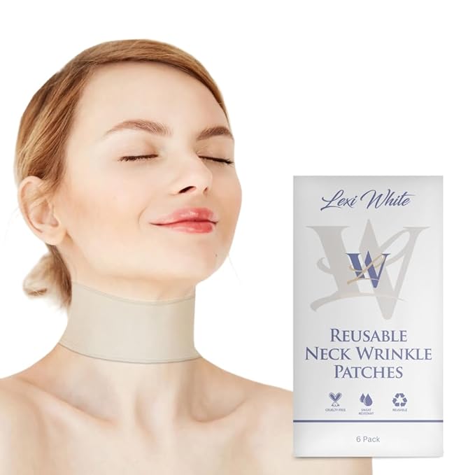 Reusable Neck Wrinkle Patches 6Pcs, Anti Wrinkle Patches, Face Tape for Wrinkles Overnight, Silicone Neck Patches, Silicone Wrinkle Patches for Neck Overnight, Silicone Patches for Wrinkles
