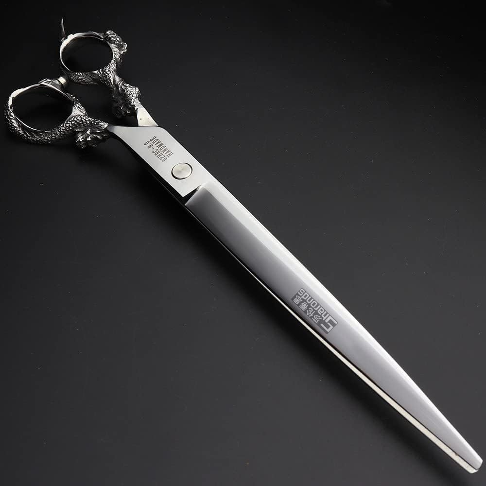 7" 7.5" 8"9" Professional Hairdressing Scissors Barber Salon Hair Cutting Dragon Shears (Large). (9 inch)