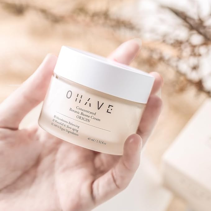 OHAVE Soothing Moisture Cream - Hydrating & Calming Face Moisturizer for Sensitive Skin, Natural Botanical Ingredients, Deep Nourishment, Lightweight & Non-Greasy, 50ml