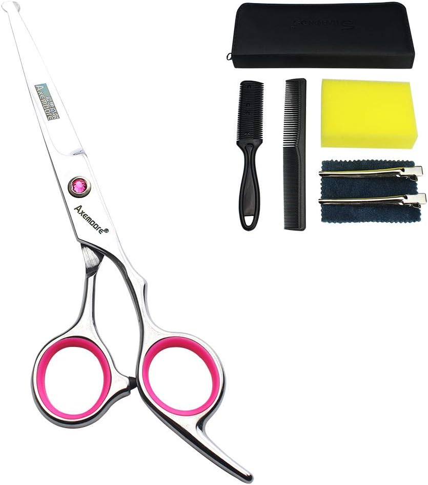 7/7.5/8/9 inch salon personalized scissors salon hair styling hair scissors stainless steel hair tools (6 inch flat-A)