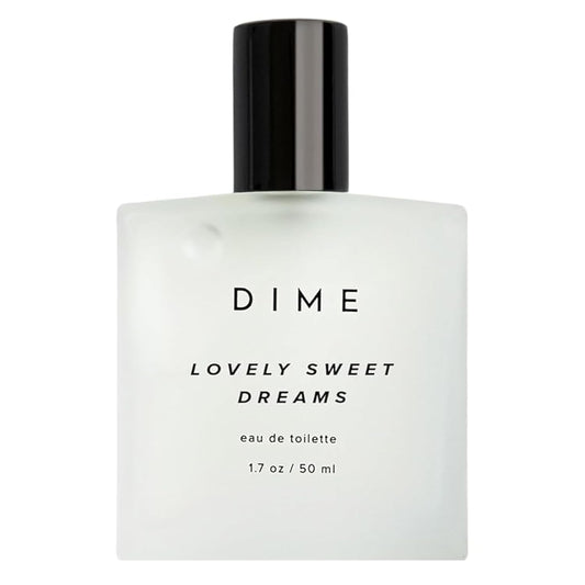 Dime Beauty Perfume Lovely Sweet Dreams, 1.7 oz / 50 ml - Warm Vanilla and Floral Scent, Hypoallergenic, Clean Perfume, Eau de Toilette For Women (Packaging May Vary)