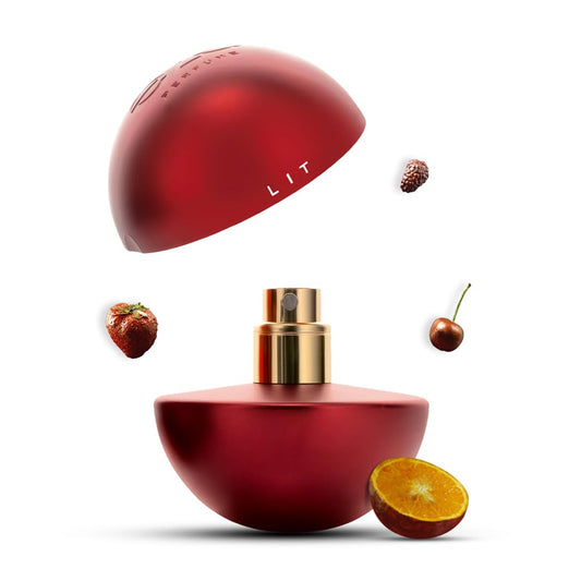 Eze Elevate LIT Eau de Parfum for Women 75ML | Long-Lasting Luxury Perfume | Raspberry & Sour Cherry Scent | Floral Jasmine & Violet | Warm Musk, Vanilla & Cashmeran Base | Premium Fragrance | EDP