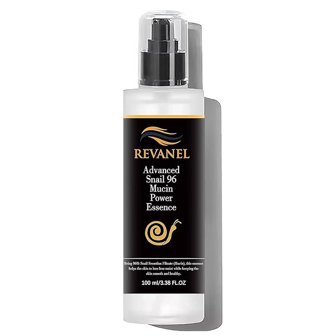 Snail Mucin 96% Power Essence, 100ml Hydrating & Repairing Facial Serum for All Skin Types, Korean Skincare Product for Hydrating, Healing No Parabens & Cruelty-Free