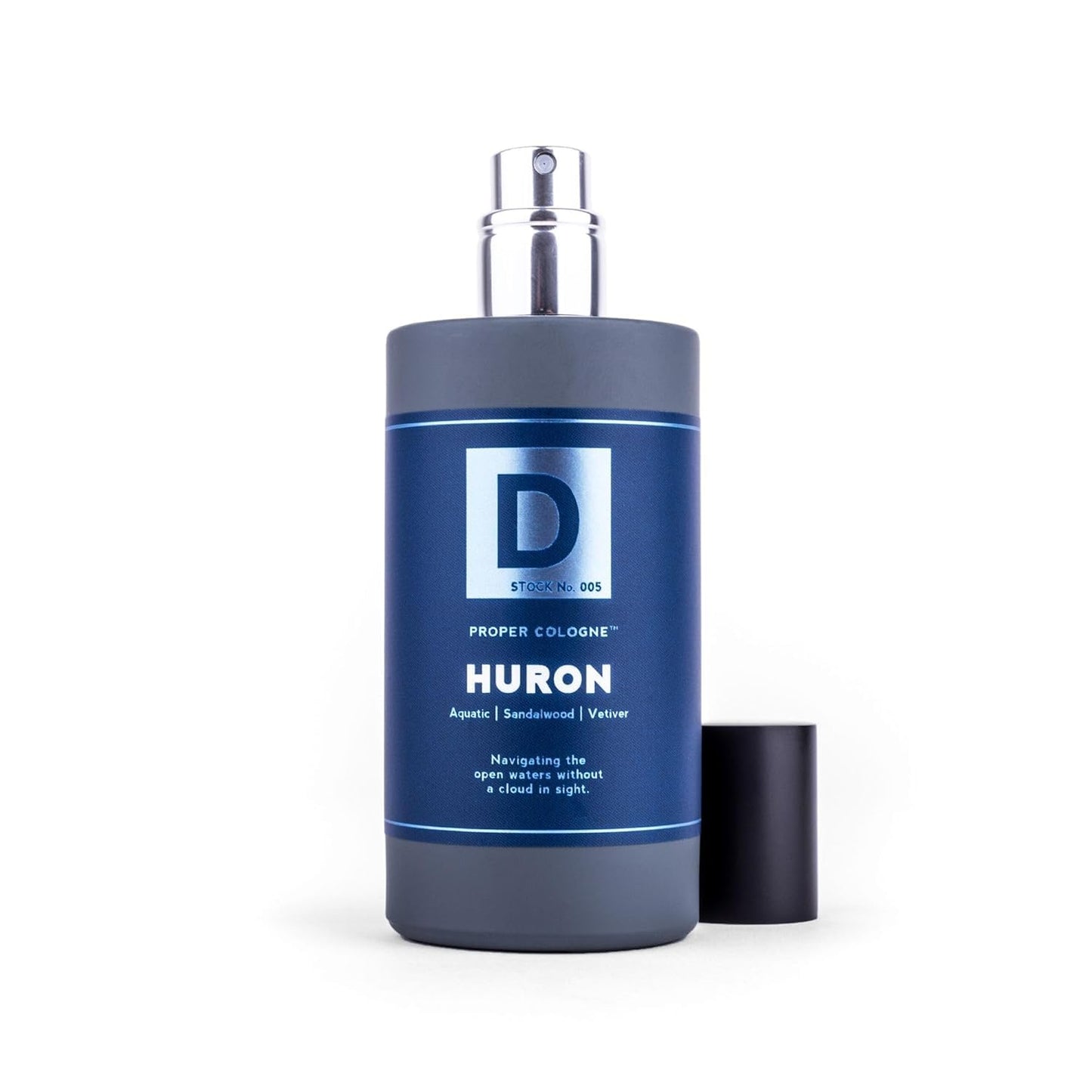 Duke Cannon Proper Cologne Huron | Men's Eau de Parfum | Fresh Water and Neroli | Aquatic, Fresh, Long-Lasting Scent | 1.7 fl oz