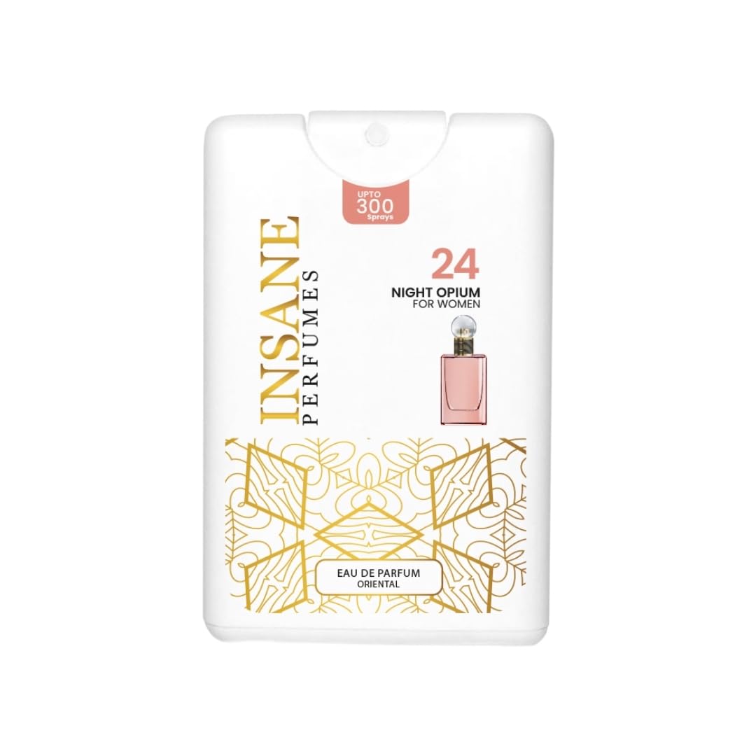 Women’s Intense Pocket Perfume 20ml – Long Lasting Eau de Parfum Spray | Coffee Vanilla Floral Woody Scent | Travel Size, Vegan & Cruelty Free