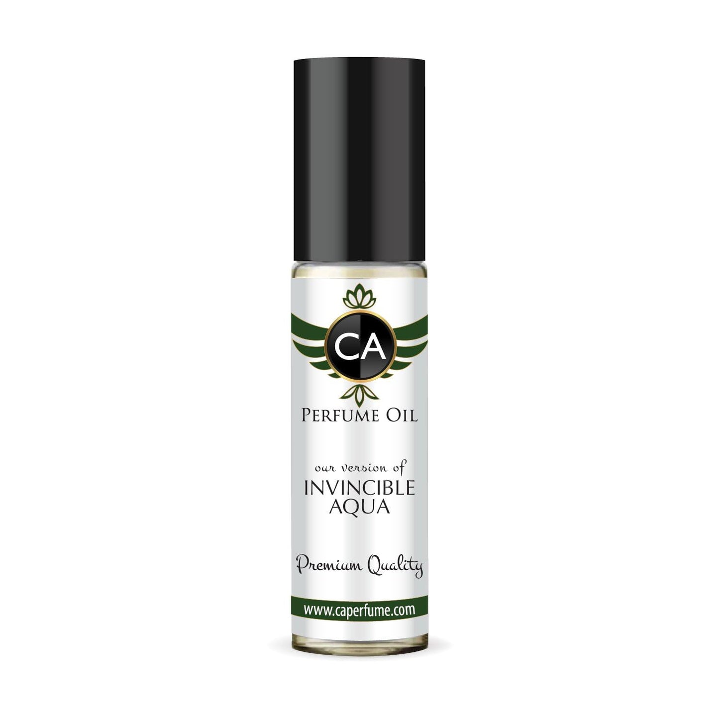 CA Perfume Impression of Invincible Aqua for Men Fragrance Oil Woody Aquatic Scent Long Lasting Cologne for Men Travel Size TSA Ready Mini Parfum Body Oil Roll-on 0.33 Fl Oz 10ml
