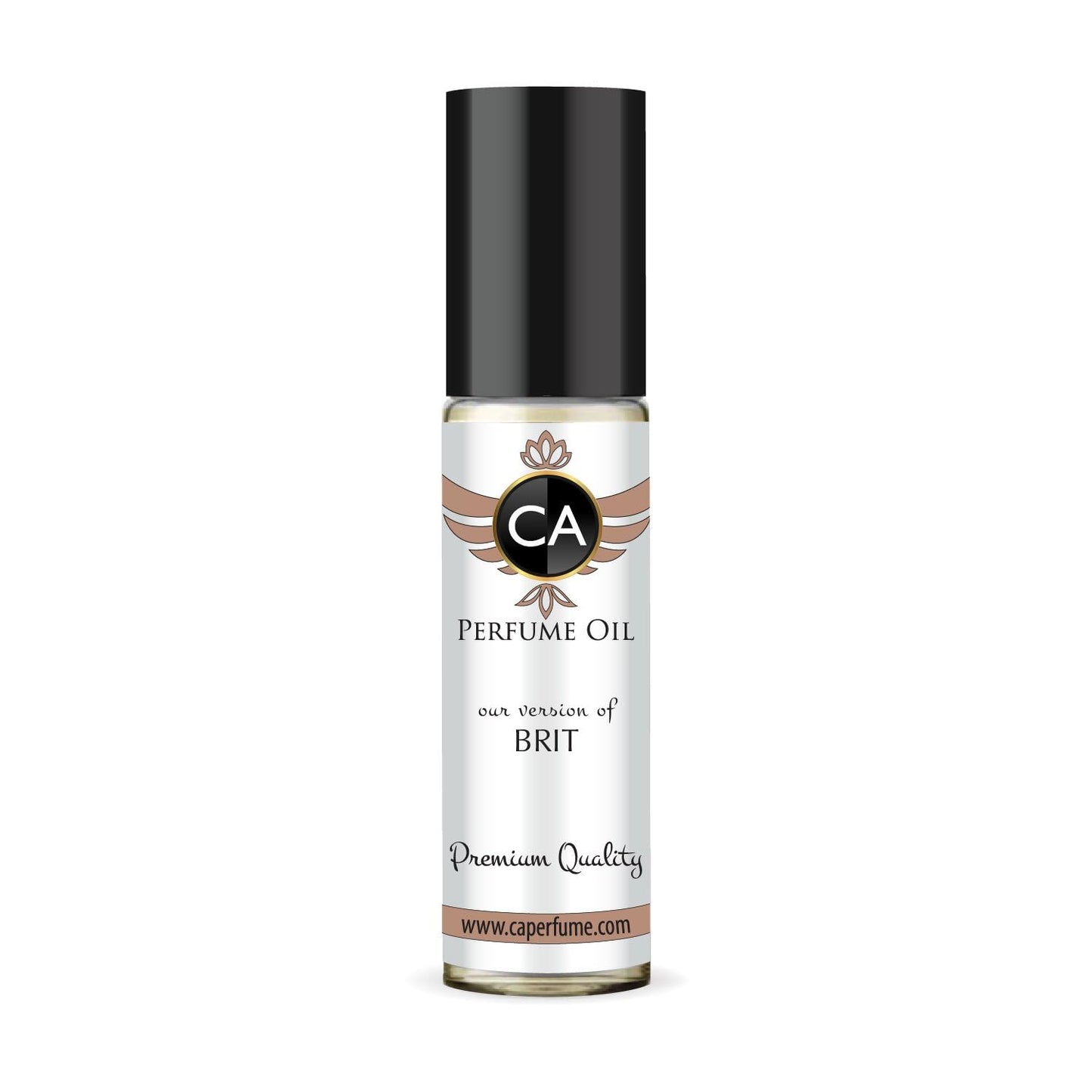 CA Perfume Impression of Brit for Women Fragrance Oil Leather Scent Long Lasting Perfumes for Women Travel Size TSA Ready Mini Parfum Body Oil Roll-on 0.33 Fl Oz 10ml