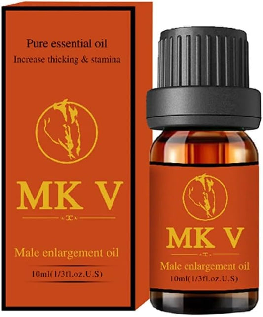 MK5 Enlarge and Permanent Thickening Growth Men Energy Massage Essential Oil for Sex, Increase Dick Liquid for Health Care, Lateness Performance,Strength (10ml)