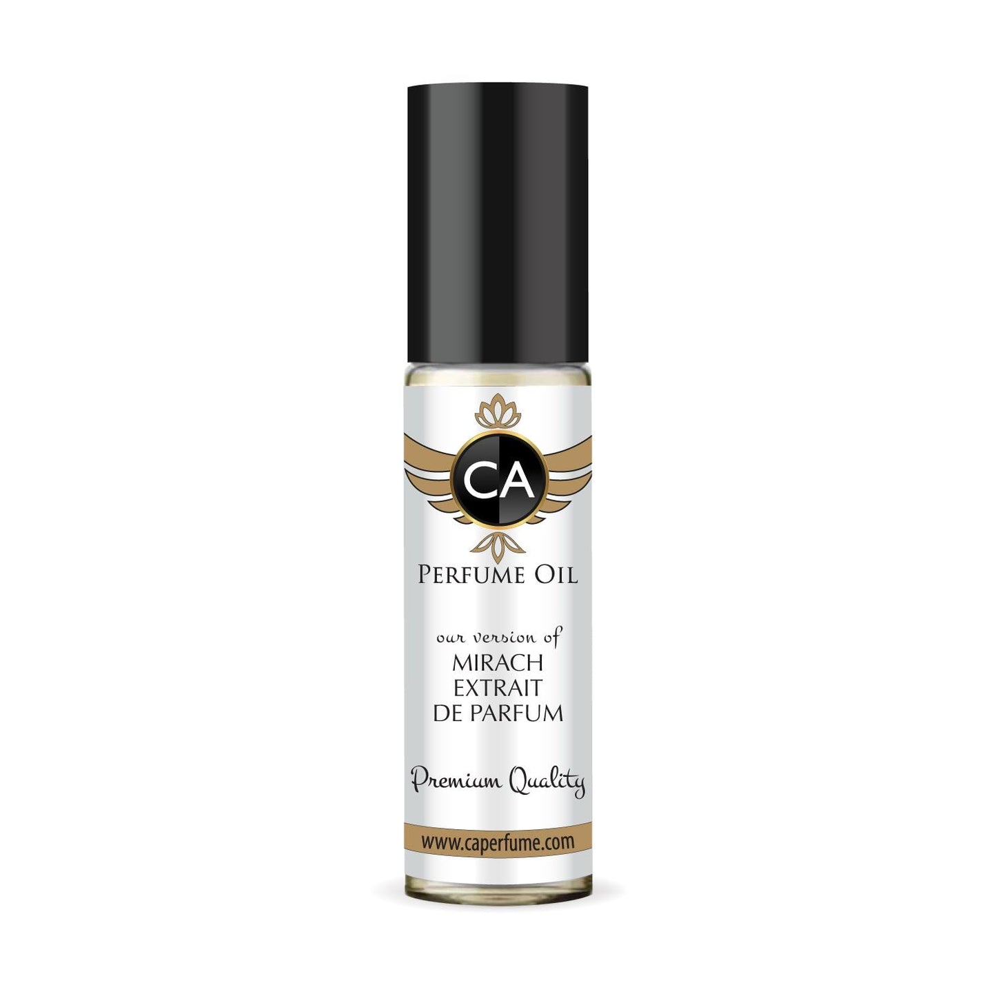 CA Perfume Impression of Mirach Extrait De Parfum Unisex Fragrance Oil Vanilla Scent Long Lasting Perfumes for Women & Men Travel Size TSA Ready Mini Parfum Body Oil Roll-on 0.33 Fl Oz 10ml