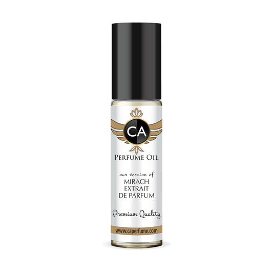 CA Perfume Impression of Mirach Extrait De Parfum Unisex Fragrance Oil Vanilla Scent Long Lasting Perfumes for Women & Men Travel Size TSA Ready Mini Parfum Body Oil Roll-on 0.33 Fl Oz 10ml